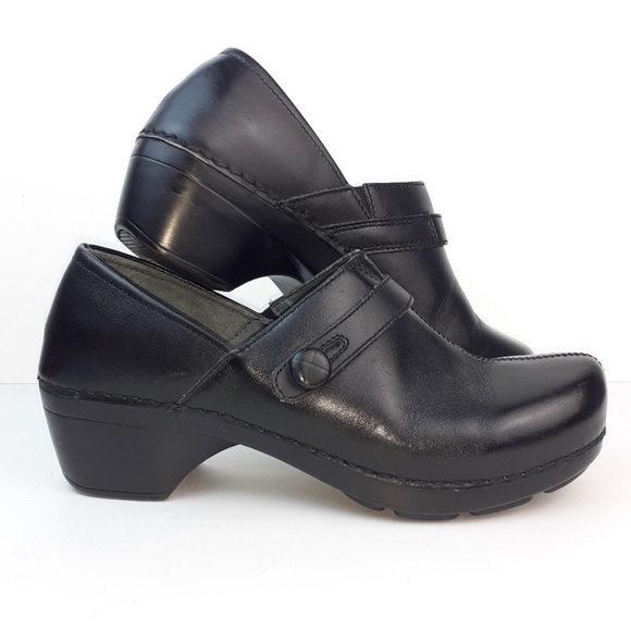 Dansko Solstice black button clog EU41 - Picture 1 of 9